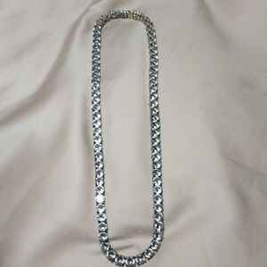 Vintage Silver Crystal Necklace